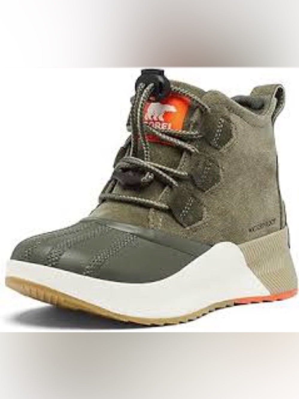 Sorel Out 'N About Youth Boots Size US 11 Gray Shoes Waterproof Kids